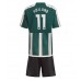 Manchester United Rasmus Hojlund #11 Babykleding Uitshirt Kinderen 2023-24 Korte Mouwen (+ korte broeken)